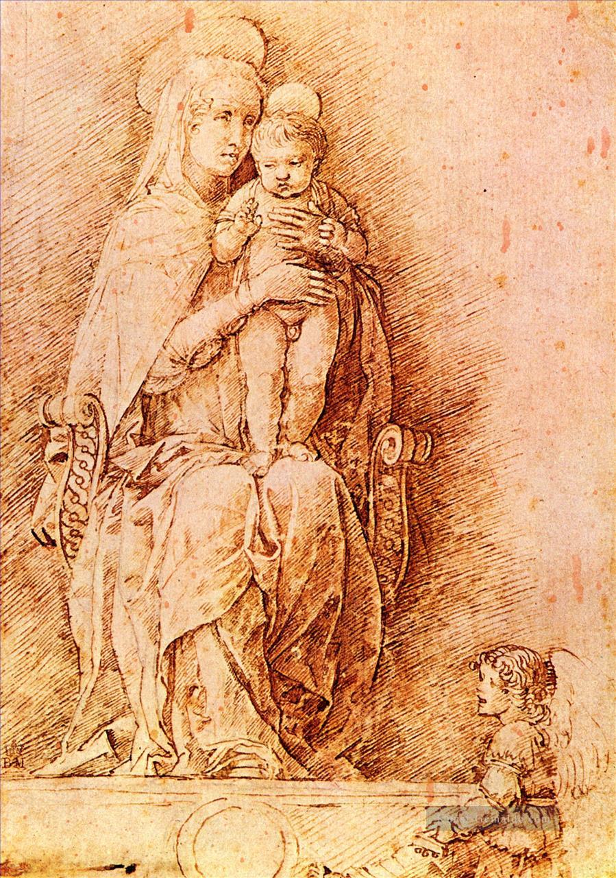 Madonna und Kind Renaissance Maler Andrea Mantegna Ölgemälde
